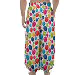 Cartoon Balloon Pattern Print Lantern Pants