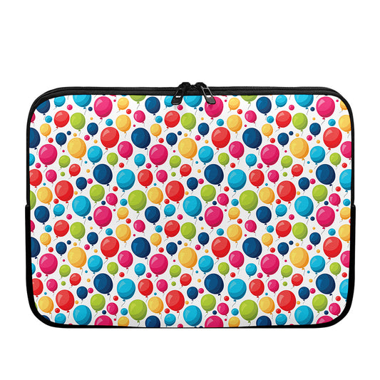 Cartoon Balloon Pattern Print Laptop Sleeve
