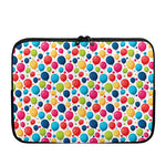 Cartoon Balloon Pattern Print Laptop Sleeve
