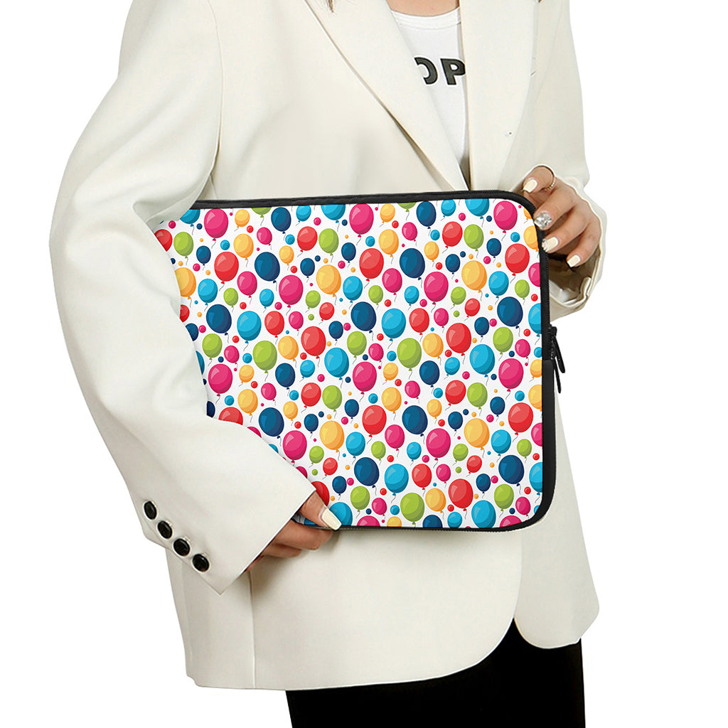 Cartoon Balloon Pattern Print Laptop Sleeve
