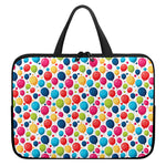 Cartoon Balloon Pattern Print Laptop Sleeve With Handle