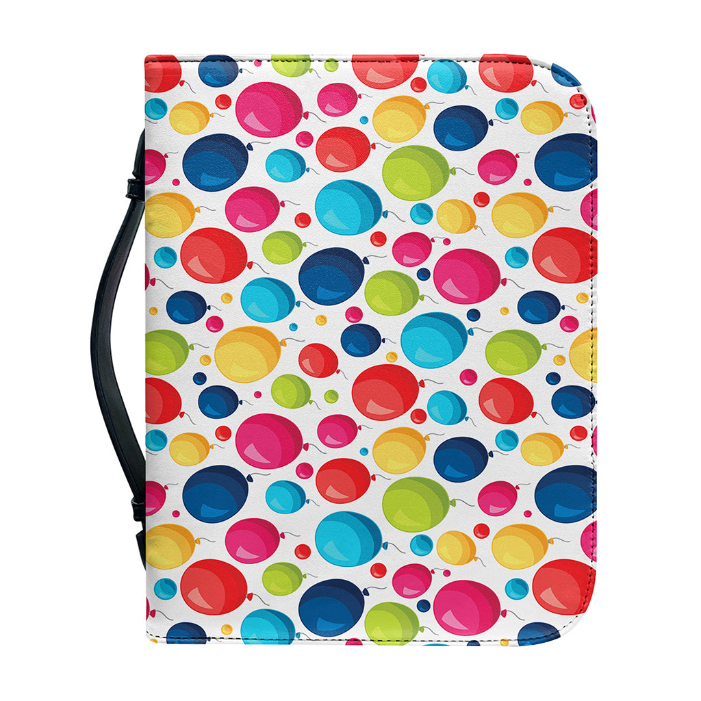 Cartoon Balloon Pattern Print Leather Bible Cover
