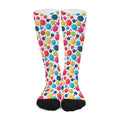 Cartoon Balloon Pattern Print Long Socks