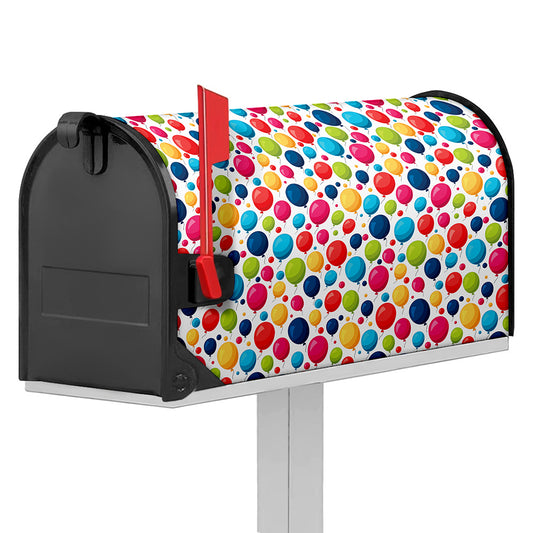 Cartoon Balloon Pattern Print Mailbox Cover