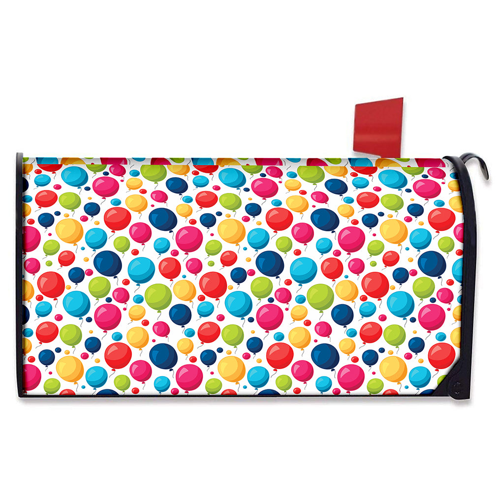 Cartoon Balloon Pattern Print Mailbox Cover
