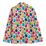 Cartoon Balloon Pattern Print Men's Blazer