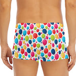 Cartoon Balloon Pattern Print Men's Short Boxer Briefs
