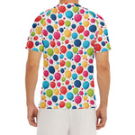 Cartoon Balloon Pattern Print Men's Short Sleeve Rash Guard