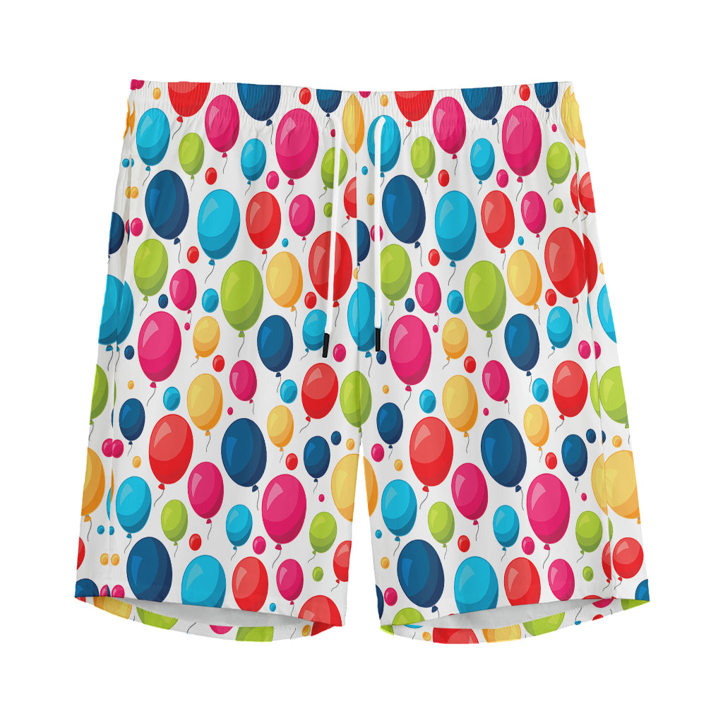 Cartoon Balloon Pattern Print Men's Sports Shorts