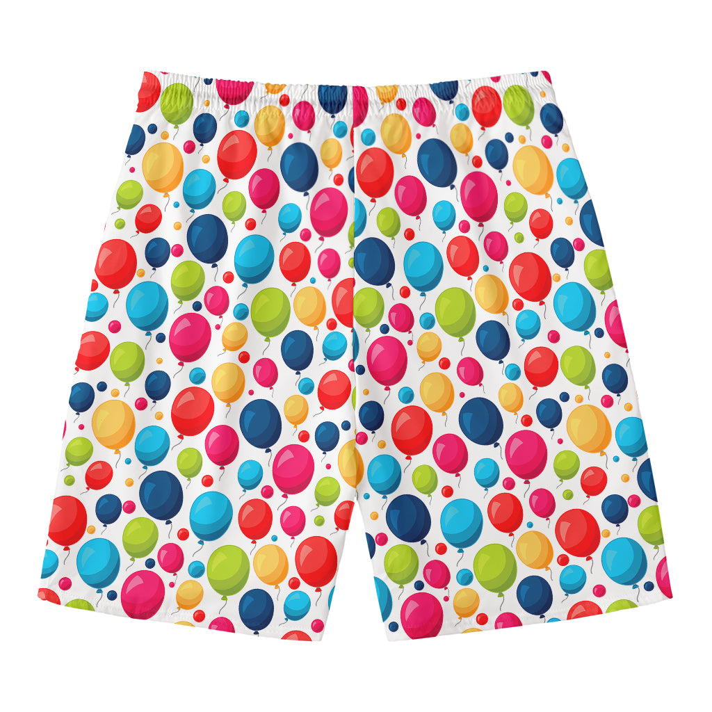 Cartoon Balloon Pattern Print Men's Swim Trunks
