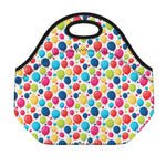 Cartoon Balloon Pattern Print Neoprene Lunch Bag