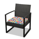 Cartoon Balloon Pattern Print Outdoor Seat Cushion Cover