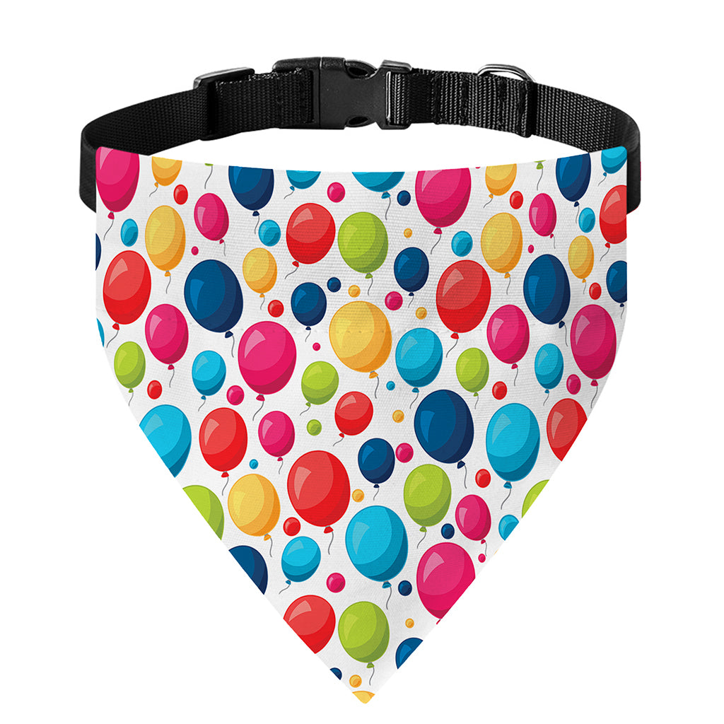 Cartoon Balloon Pattern Print Over The Collar Dog Bandana