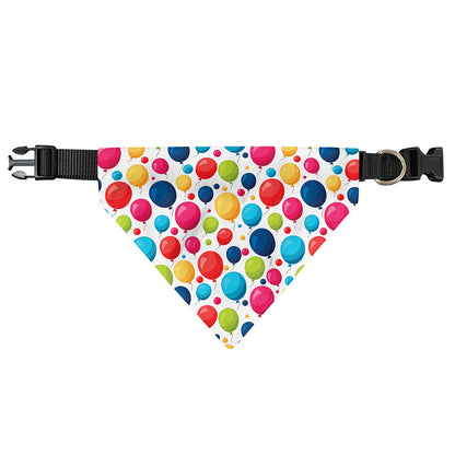 Cartoon Balloon Pattern Print Over The Collar Dog Bandana