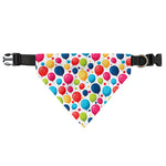 Cartoon Balloon Pattern Print Over The Collar Dog Bandana