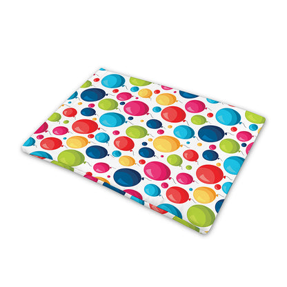 Cartoon Balloon Pattern Print Pet Cooling Mat Cover