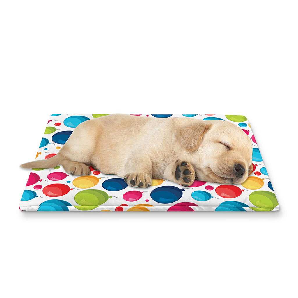Cartoon Balloon Pattern Print Pet Cooling Mat Cover