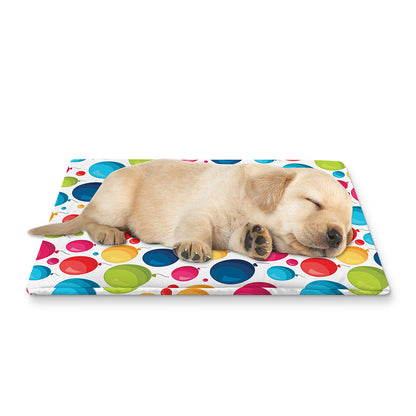 Cartoon Balloon Pattern Print Pet Cooling Mat Cover