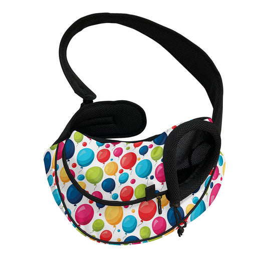 Cartoon Balloon Pattern Print Pet Sling Carrier