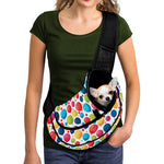 Cartoon Balloon Pattern Print Pet Sling Carrier