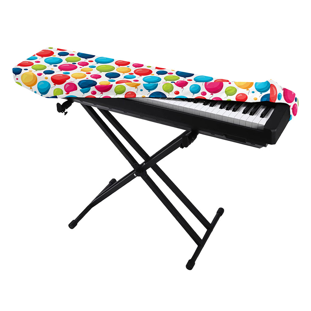 Cartoon Balloon Pattern Print Piano Keyboard Cover