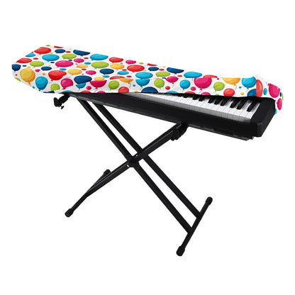 Cartoon Balloon Pattern Print Piano Keyboard Cover