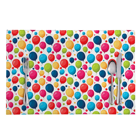 Cartoon Balloon Pattern Print Placemat