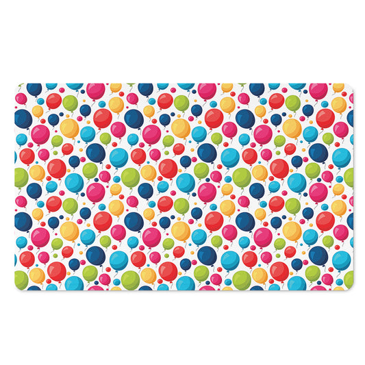 Cartoon Balloon Pattern Print Polyester Doormat