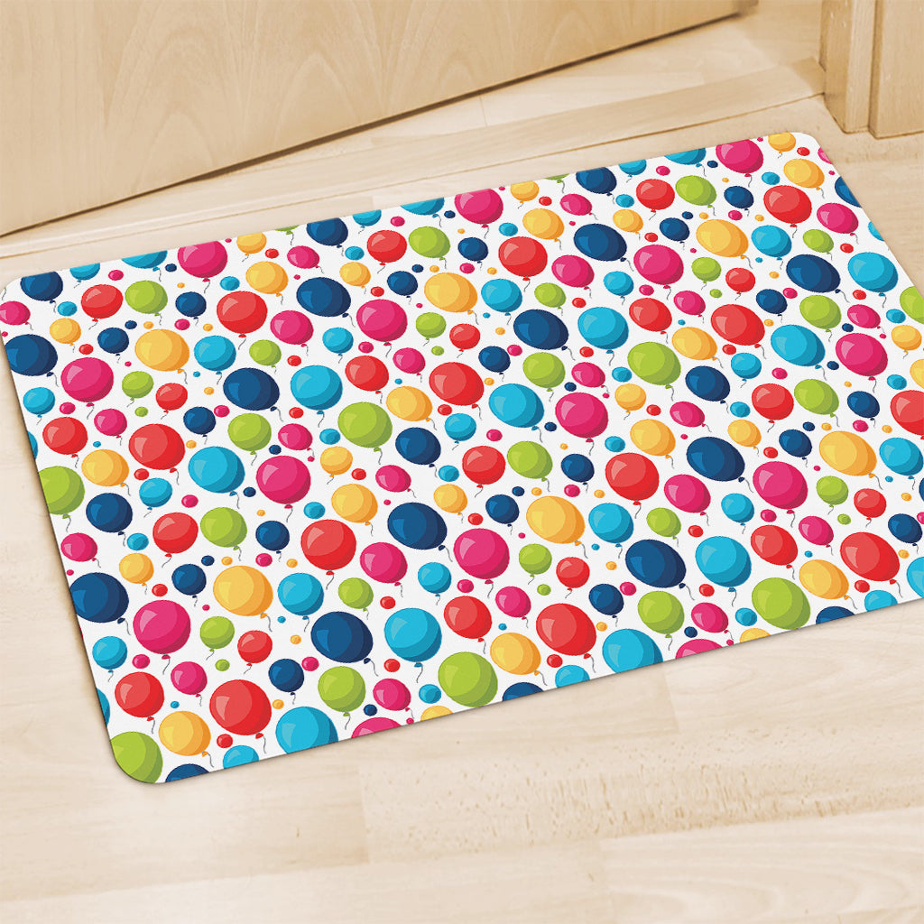 Cartoon Balloon Pattern Print Polyester Doormat