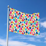 Cartoon Balloon Pattern Print Polyester Flag