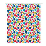 Cartoon Balloon Pattern Print Polyester Shower Curtain