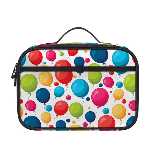 Cartoon Balloon Pattern Print Portable Lunch Bag