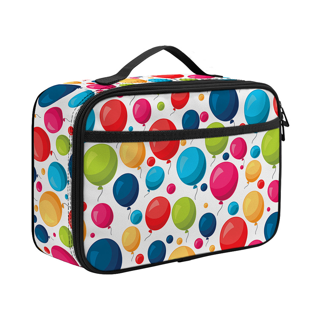 Cartoon Balloon Pattern Print Portable Lunch Bag