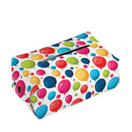 Cartoon Balloon Pattern Print Rectangle Tissue Box Cover
