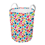 Cartoon Balloon Pattern Print Round Laundry Basket