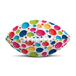 Cartoon Balloon Pattern Print Rugby Ball