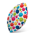 Cartoon Balloon Pattern Print Rugby Ball