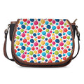 Cartoon Balloon Pattern Print Saddle Bag