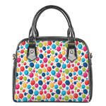 Cartoon Balloon Pattern Print Shoulder Handbag