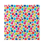 Cartoon Balloon Pattern Print Silk Bandana
