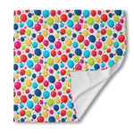 Cartoon Balloon Pattern Print Silk Bandana