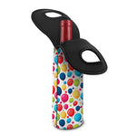 Cartoon Balloon Pattern Print Single Neoprene Wine Tote