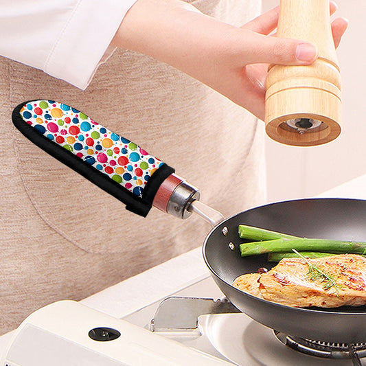 Cartoon Balloon Pattern Print Skillet Handle Cover