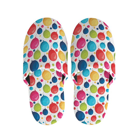 Cartoon Balloon Pattern Print Slippers