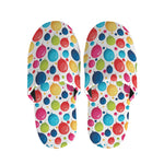 Cartoon Balloon Pattern Print Slippers
