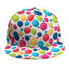 Cartoon Balloon Pattern Print Snapback Cap