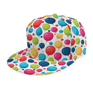 Cartoon Balloon Pattern Print Snapback Cap