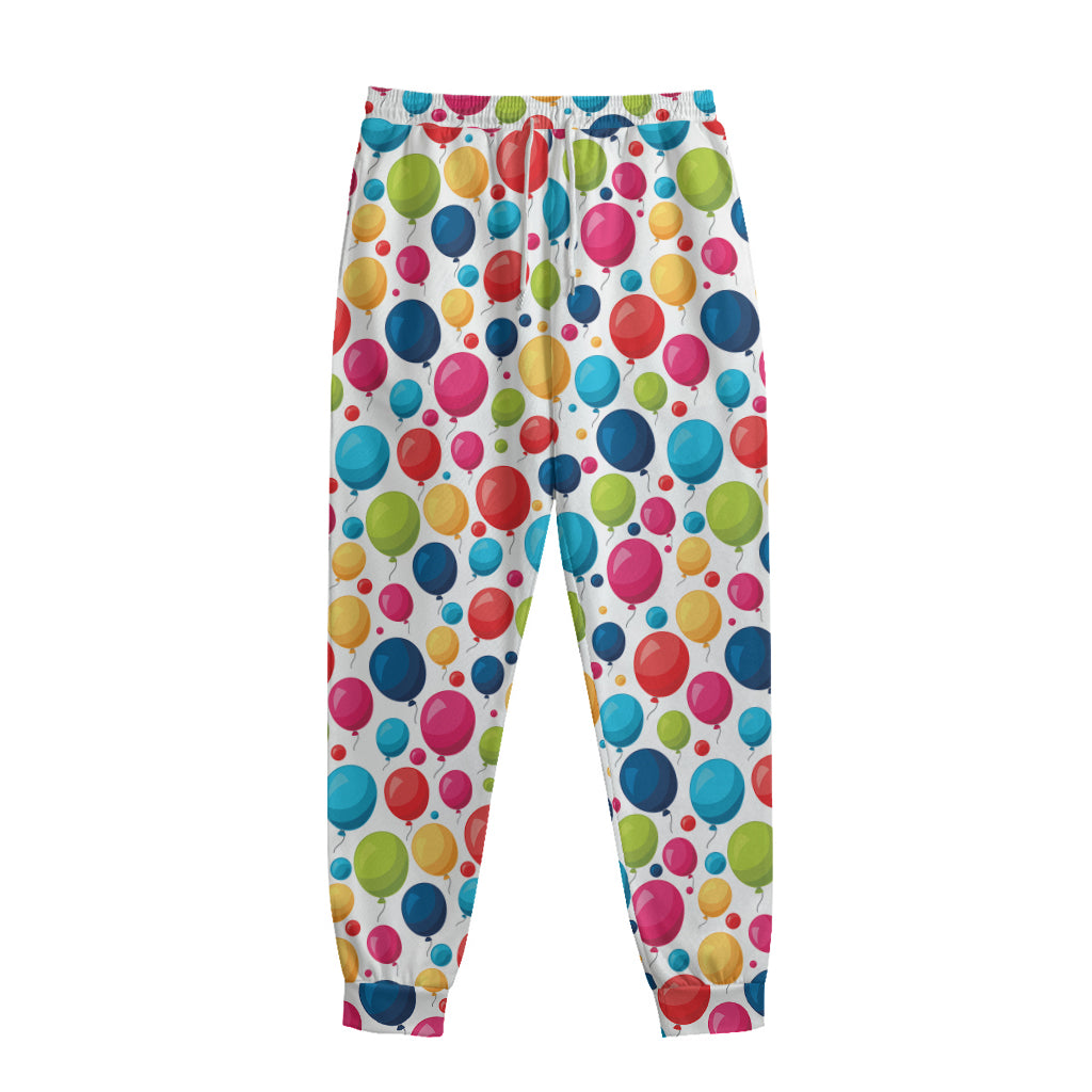 Cartoon Balloon Pattern Print Sweatpants