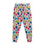 Cartoon Balloon Pattern Print Sweatpants