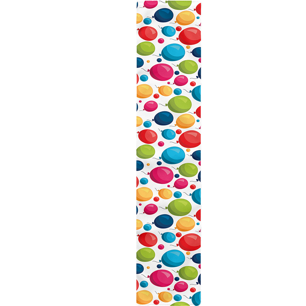 Cartoon Balloon Pattern Print Table Runner